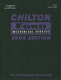 2006  Chilton's Ford Mechanical Service Manual - (2002 - 2005 Coverage)