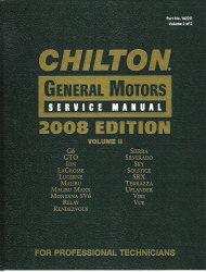 2008 Chilton's General Motors Service Manual - Volume 2