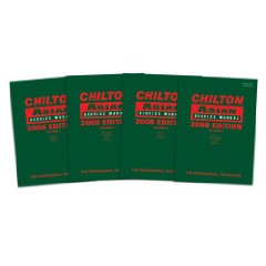2008 Edition Chilton Asian Service Manuals - 4 Volume Complete Set