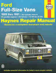 1969 - 1991 Ford Full Size Vans Haynes Repair Manual 