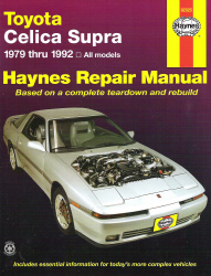 1979 - 1992 Toyota Celica Supra Haynes Repair Manual 