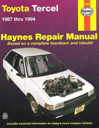 1987 - 1994 Toyota Tercel Haynes Repair Manual 