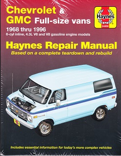 1968 - 1996 Chevrolet and GMC Full-Size Vans Haynes Repair Manual