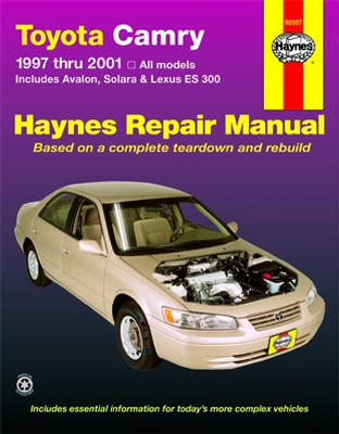 1997 - 2001 Toyota Camry / Solara, Avalon, Lexus ES300 Haynes Manual