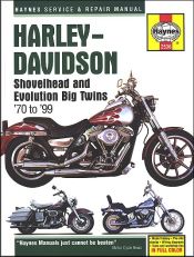 1970 - 1999 Harley Shovelhead & Evo Big Twins Haynes Motorcycle Repair Manual