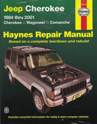 1984 - 2001 Jeep Cherokee Wagoneer Comanche Haynes Repair Manual 