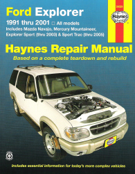 1991 - 2001 Ford Explorer Navajo & Mountaineer Haynes Repair Manual