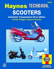 1985 - 2005 Honda Piaggio Vespa Yamaha Auto Trans 50-250cc Scooter Haynes Manual