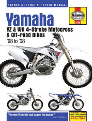 1998 - 2008 Yamaha Superbike YZ & WR 4-Stroke Off-Road Haynes Repair Manual