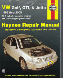 1999 - 2005 VW Golf, GTI & Jetta Haynes Repair Manual 
