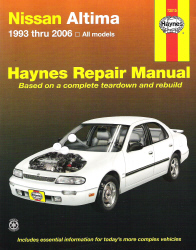 1993 - 2006 Nissan Altima, Haynes Repair Manual