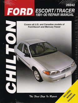 1991 - 2000  Ford Escort & Mercury Tracer Chilton's Total Car Care Manual