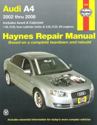 2002 - 2008 Audi A4 Haynes Repair Manual 