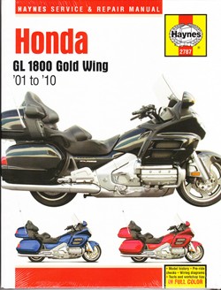 2001 - 2010 Honda GL 1800 Gold Wing Haynes Repair Manual