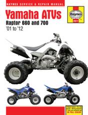 2001 - 2012 Yamaha Raptor 660 & Raptor 700 Haynes ATV Repair Manual