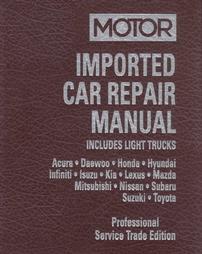 1997 - 2002 MOTOR Imported Asian Car & Light Truck Repair Manual - 2 Vol. Set