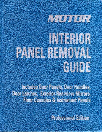 2009 - 2013 MOTOR Interior Panel Removal Guide, 7th Ed., Professional Series