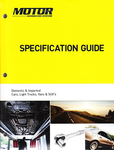 2006 - 2015 MOTOR Automotive Domestic & Import Specification Guide, 25th Edition
