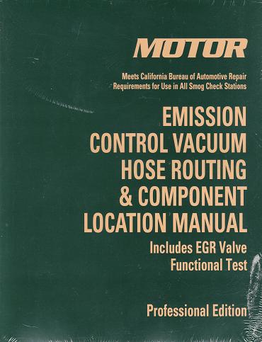 2014-2015 MOTOR Emission Control Vacuum Hose Routing & Component Location Manual 9th Edition