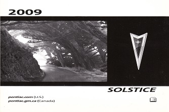 2009 Pontiac Solstice Owner's Manual