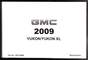 2009 GMC Yukon & Yukon XL Owner's Manual Portfolio