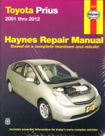 2001 - 2012 Toyota Prius Hybrid, Haynes Repair Manual 