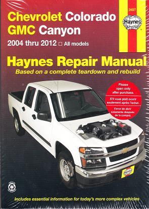 2004 - 2012 Chevrolet Colorado & GMC Canyon Haynes Repair Manual