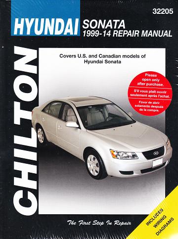 1999 - 2014 Hyundai Sonata Chilton's Total Car Care Manual