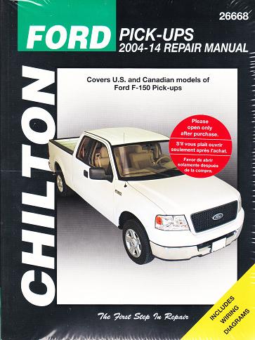 2004 - 2014 Ford F-150 Pick-Ups Chilton Total Car Care Manual