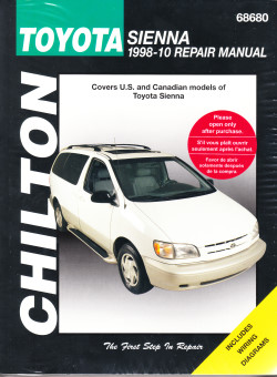  1998 - 2010 Toyota Sienna Chilton's Total Car Care Repair Manual