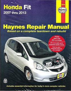 2007 - 2013 Honda Fit Haynes Repair Manual