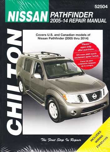 2005 - 2014 Nissan Pathfinder Chilton's Repair Manual