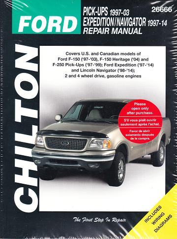 Chilton manual 2004 ford expedition