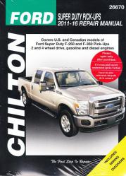 2011-2016 Ford Super Duty F-250 & F-350 Pick-ups Gas/Diesel Chilton's Repair Manual