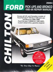 1980 - 1996 Ford Pick-Ups and Bronco Chilton's Repair Manual