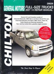 2007 - 2014 Chevy/GMC Full Size Silverado Sierra Suburban Yukon Chilton Manual