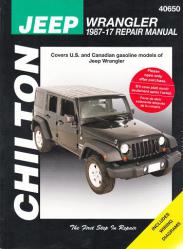 1987 - 2017 Jeep Wrangler Chilton's Total Car Care Manual