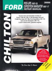 1997-2017 Expedition & Navigator, , 1997-1999 F250, 1997-2003 Ford F150 Chilton Repair Service Workshop Manual