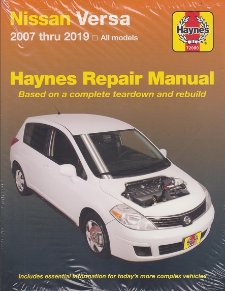 2007 - 2019 Nissan Versa Haynes Repair Manual