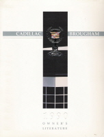 1990 Cadillac Brougham Owner's Manual