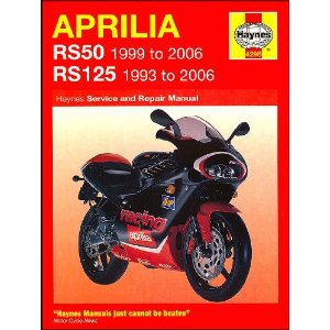 1993 - 2006 Aprilia RS125 & 1999 - 2006 RS50 Haynes Repair Manual