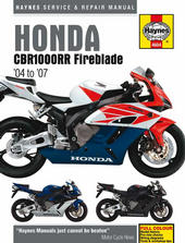 2004 - 2007 Honda CBR1000RR Fireblade Haynes Repair & Service Manual