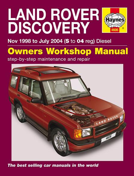 1998 - 2004 Land Rover Discovery Diesel Haynes Repair Manual