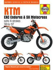 2000 - 2007 KTM EXC Enduros & SX Motocross Haynes Motorcycle Repair Manual