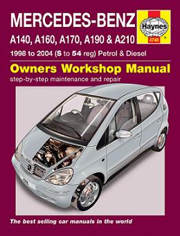 1998 - 2004 Mercedes A-Class A140 A160 A170 A190 A210 Gas Diesel Haynes Repair Manual 