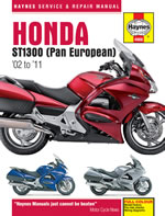 2002 - 2011 Honda ST1300 Pan European Haynes Repair & Service Manual