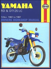 1982 - 1987 Yamaha RD125, DT125 LC Haynes Owners Workshop Manual