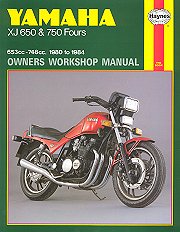 1980 - 1984 Yamaha XJ650, XJ750 Haynes Owners Workshop Manual