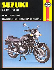 1978 - 1988 Suzuki GS850 Four Haynes Repair Manual