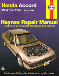 1984 - 1989 Honda Accord Haynes Repair Manual